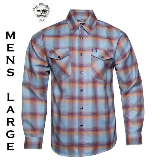 DIXXON FLANNEL x KILLSWITCH ENGAGE Flannel Shirt Collab - Men's Large - Picture 1 of 10